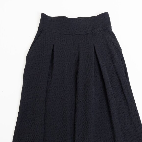 Lululemon Can You Feel The Pleat Crop Capri Pants Wide Leg 21" Black - Picture 7 of 12